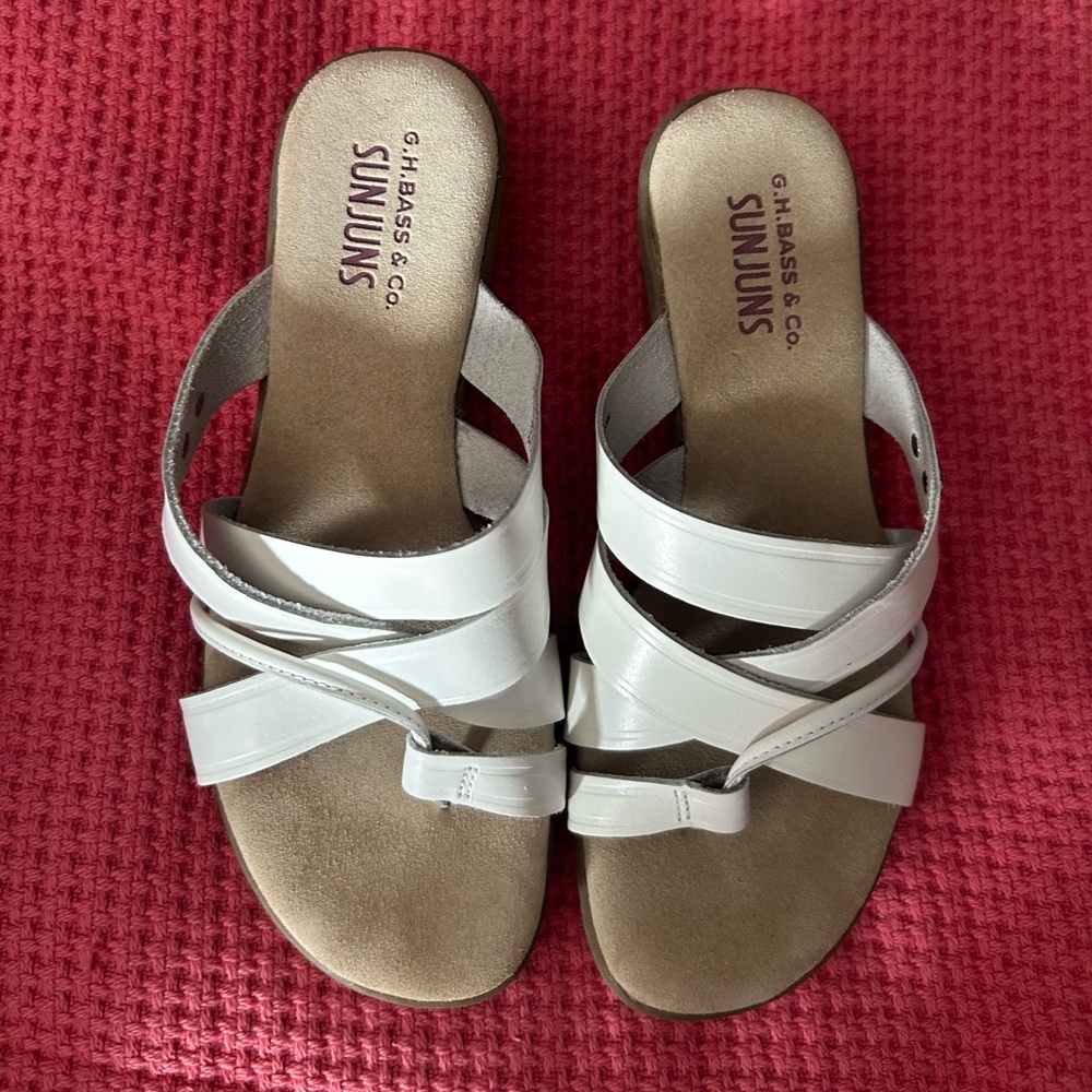 Bass Sunjuns Brianne White Women's Sandals